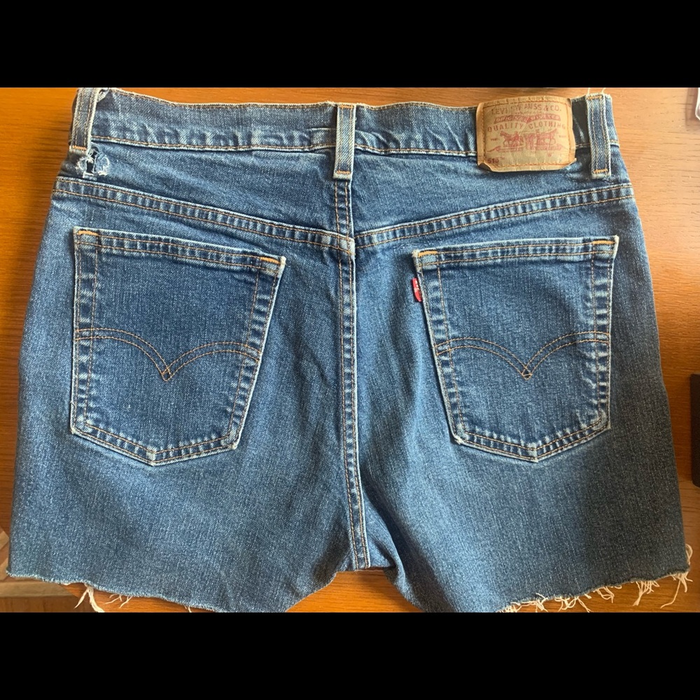 Levi’s 515 Denim Shorts Boot Cut Lower Rise